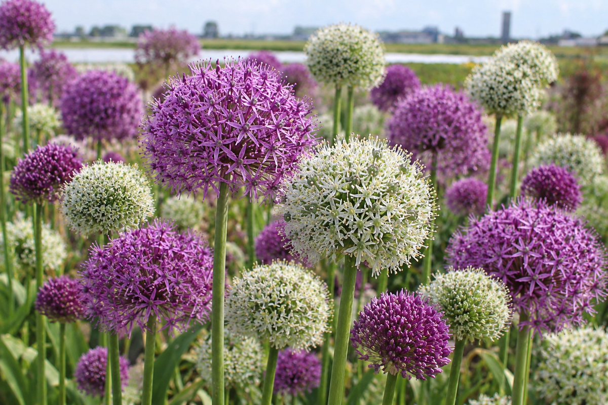 Allium Purple & White Blend