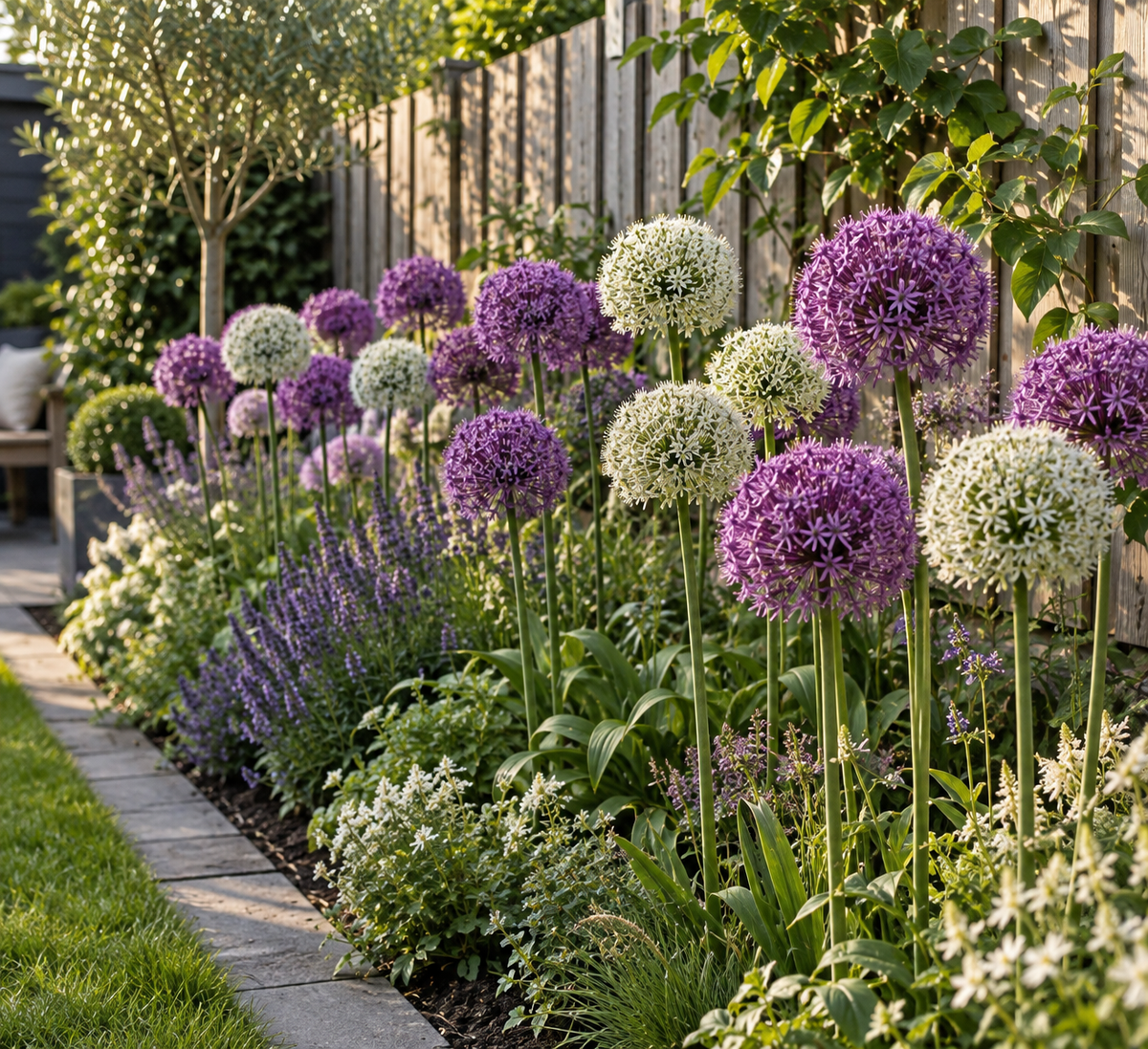 Allium Purple & White Blend