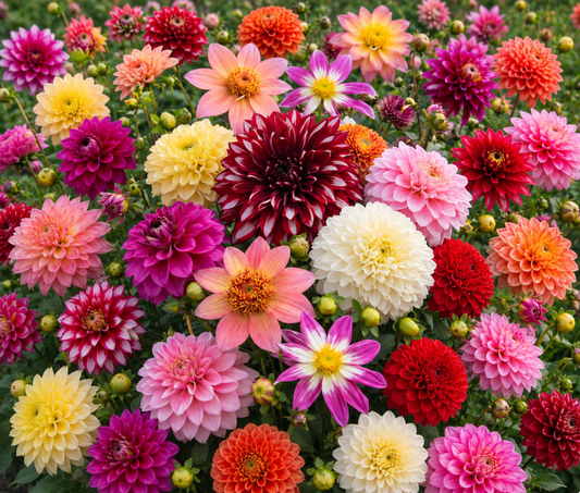 20 Dahlias Mixed – Big Budget Collection